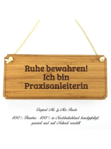 Mr. & Mrs. Panda Türschild Praxisanleiterin mit Spruch in Keine Angabe