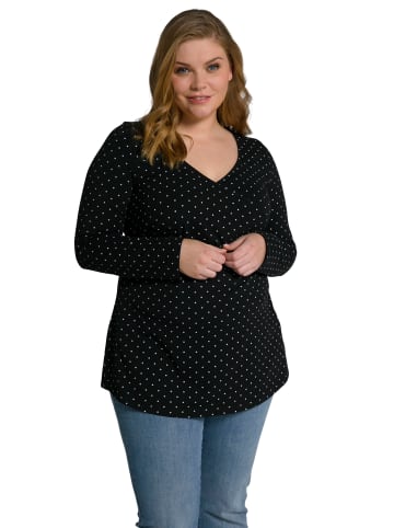 Ulla Popken Shirt in schwarz