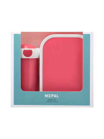 Mepal 2er Set Brotdose + Verschlussbecher Campus in – 300 ml + 700 ml in pink