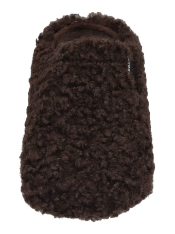 Verbenas Hausschuhe YORK CURLY in braun