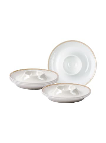 Ritzenhoff & Breker 6er Set Eierteller Geo ø 13 cm in beige