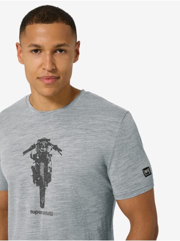 super.natural M SCRAMBLER TEE in grau
