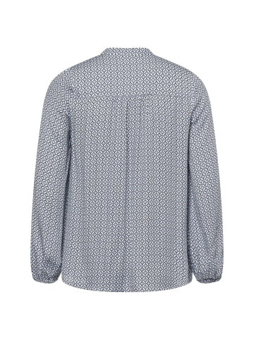 More & More Bluse in hellblau weiß