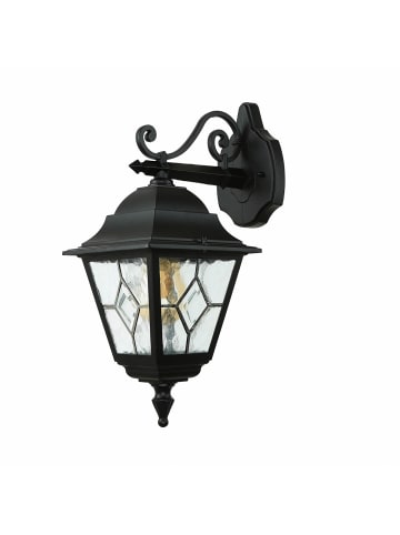 Licht-Erlebnisse Außen Wandlampe (B)18.4 x (H)45 cm in Schwarz