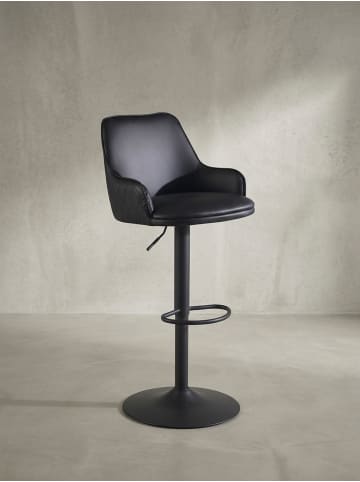 KADIMA DESIGN Barhocker Kunstleder Hocker mit Lehne 86 - 106 cm,