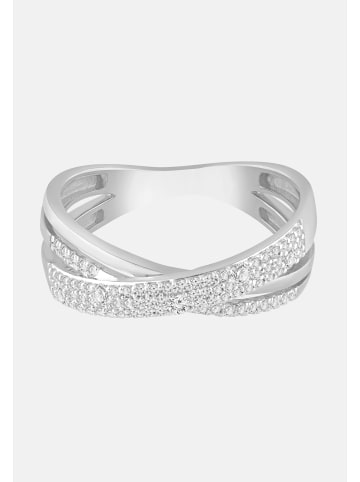Diamant Exquis Ring aus 375 Weißgold mit Diamant