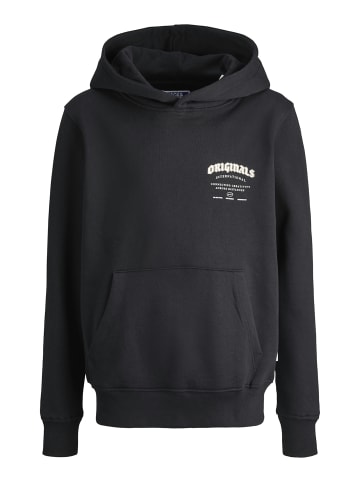 JACK & JONES Junior Hoodie 'Meadows' in schwarz