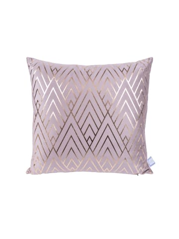 Kayoom Dekokissen Prisma 225 2er-Set in taupe - gold