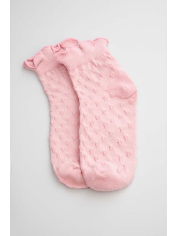 Coccodrillo Socken in gedämpftes Rosa