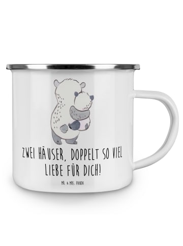 Mr. & Mrs. Panda Teetasse Trennung von den Eltern mit Spruch in Weiß