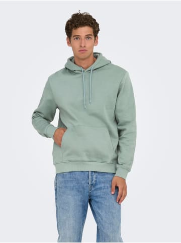 ONLY & SONS Kapuzenpullover in Chinois Green 1