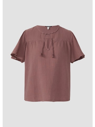 QS Bluse in 4762_aubergine
