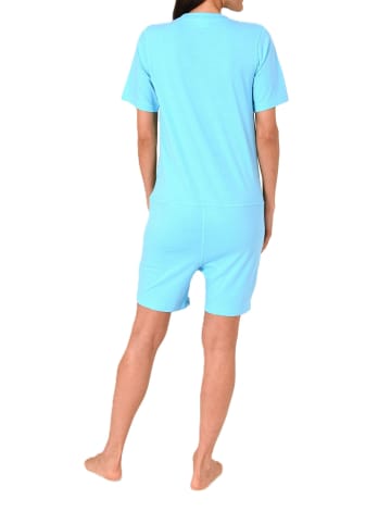 NORMANN Pflegeoverall kurzarm Reißverschluss Bein - 88664 in türkis