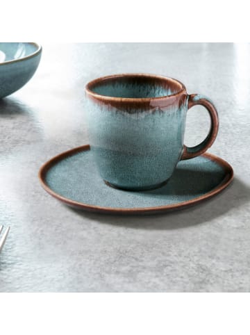 like. by Villeroy & Boch Kaffeeuntertasse 6 Stk Lave glacé in blau