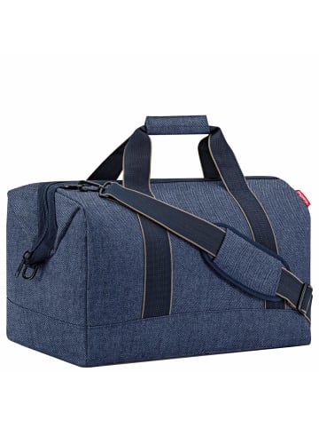 Reisenthel travelling allrounder L - Reisetasche 48 cm in herringbone dark blue