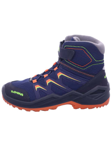 LOWA Outdoorschuh MADDOX WARM GTX MID in navy/orange