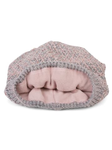 styleBREAKER Strick Beanie Mütze in Rose-Grau