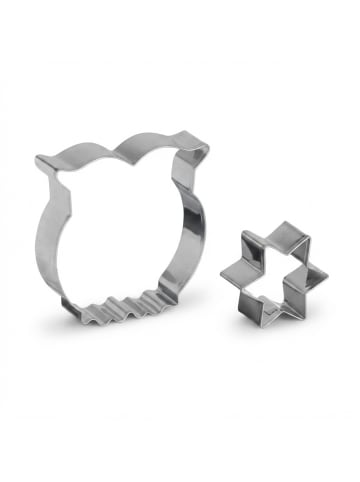 relaxdays 36-tlg. Ausstechformen Set in Silber