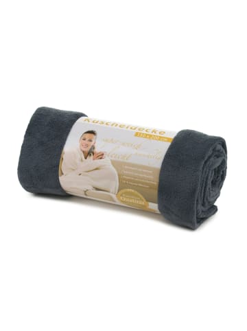 Gözze Wohndecke Kuscheldecke in anthrazit