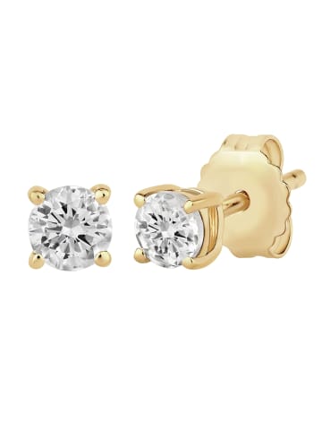 Glanzstücke München Ohrringe aus Sterling Silber mit Topas in gelbgold