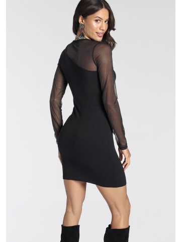 Melrose Strickkleid in schwarz