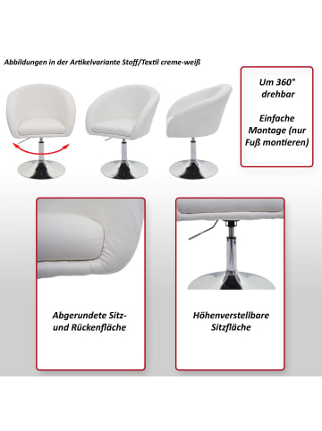 MCW 6er-Set Esszimmerstuhl F19, Kunstleder rot
