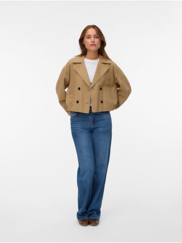 Vero Moda LS COLORED DNM TRENCHCOAT in Kelp