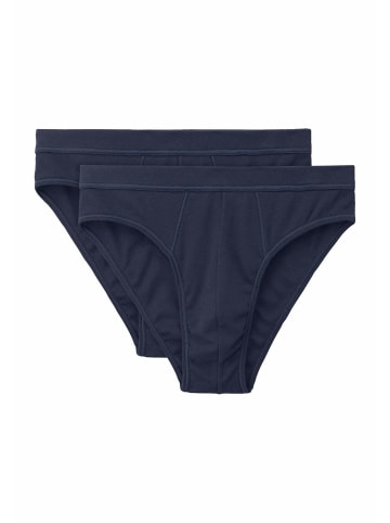 Hessnatur Slip Regular Cut 2er-Pack in dunkelblau