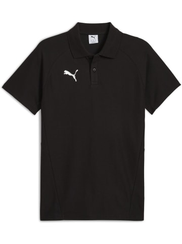 Puma Polo "TeamEVOSTRIPE Polo" in Schwarz