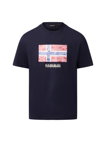Napapijri T-Shirt Drapeau in marine