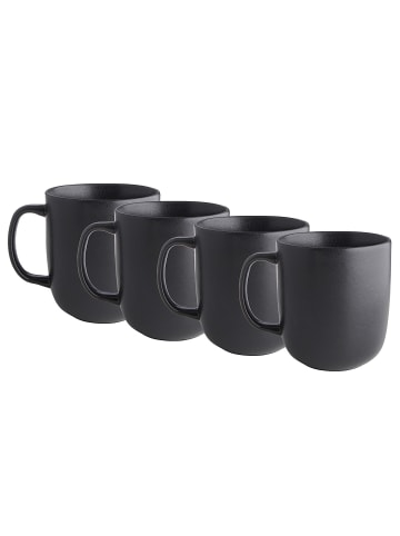 Butlers Butlers Tasse CASA NOVA 4er-Set in Schwarz