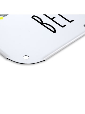 Mr. & Mrs. Panda Wandbild Biene Liebe mit Spruch in Weiß