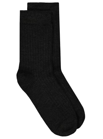 Ulla Popken Socken in dunkelgrau melange