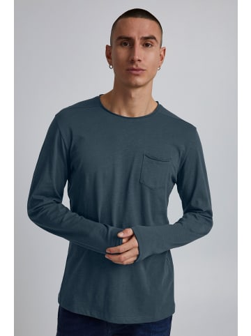BLEND Langarmshirt BHNICOLAI tee l.s. - 20703060  Langarmshirt mit Brusttasche in Blau