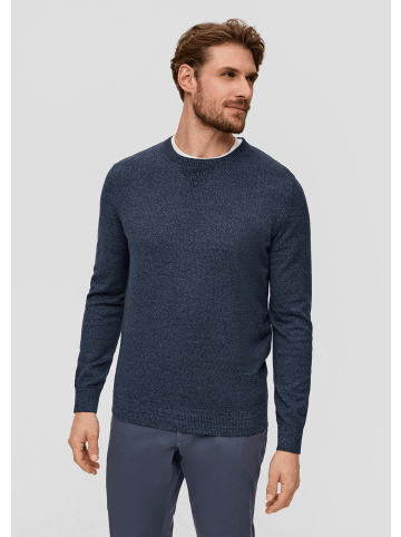 S. Oliver Strickpullover langarm in Blau