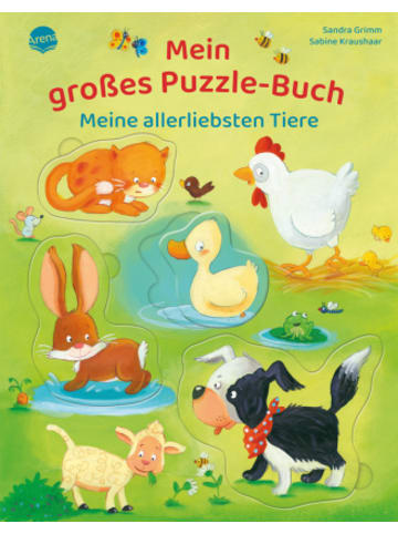 Arena Buch - Mein großes Puzzle-Buch. Meine allerliebsten Tiere