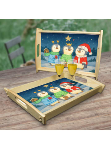 Mr. & Mrs. Panda tablett aus holz Winterzeit Heilige drei Könige... in Weiß