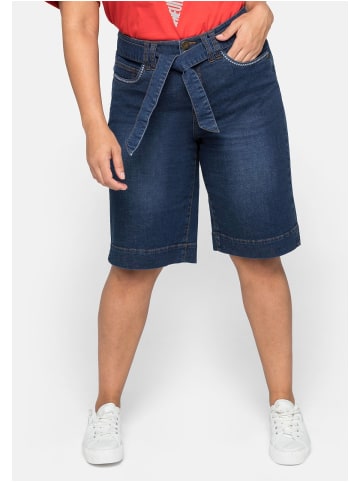 sheego Jeansbermudas in blue Denim