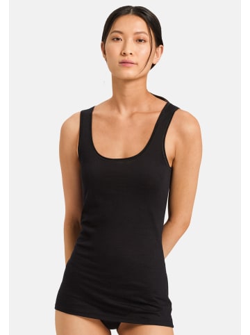 Hanro Unterhemd / Top Ultralight in Schwarz