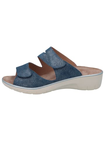 Solidus Pantolette in blau