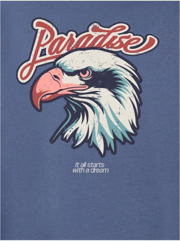 Mister Tee Shirt "Paradise Eagle Tee" in Blau