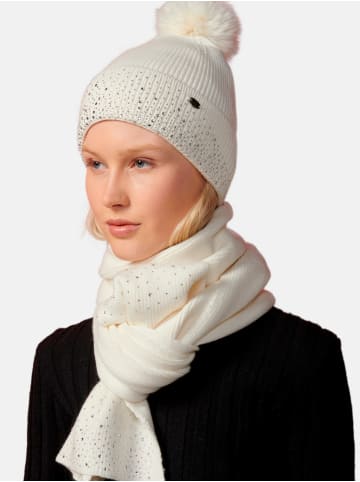 KOROSHI Strickschal in weiß