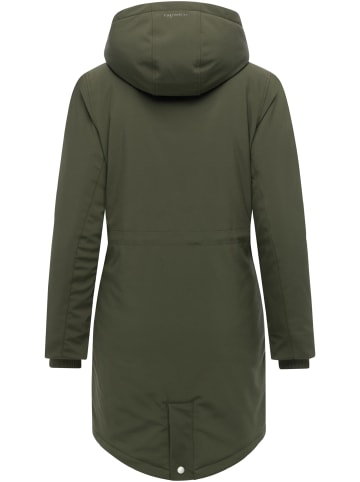 ragwear Softshellmantel Itiga in Dark Olive