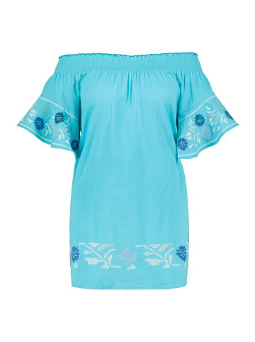 Ulla Popken Bluse in tiefes aqua