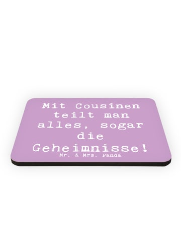 Mr. & Mrs. Panda Magnet für Pinnwand Spruch Cousine Geheimnisse ... in Lavendeltraum
