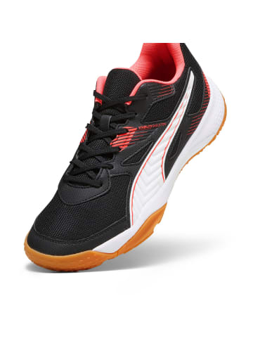 Puma Hallenschuhe Solarflash II in puma black-fire orchid-puma white-gum