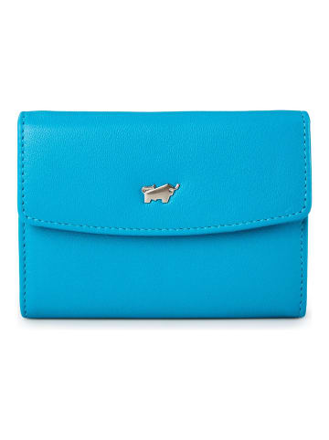 Braun Büffel Joy Geldbörse RFID Schutz Leder 10.5 cm indigo blue
