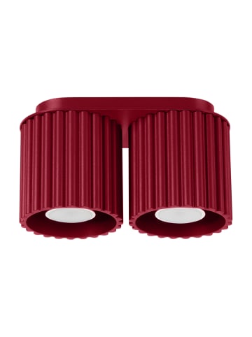 Nice Lamps Plafond ZORA 2 red H 12 cm