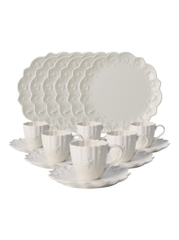 Villeroy & Boch 18er Set Kaffeeservice Toy's Delight Royal Classic weiß in weiß