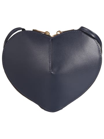 Florence Leder Umhängetasche Florence Tasche dunkelblau ca. 22cm